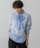 【23区/NIJYUSANKU】の【先行予約/洗える】ウールカシミヤ パフスリーブ ニット 人気、トレンドファッション・服の通販 founy(ファニー) ファッション Fashion レディースファッション Fashion for Women トップス・カットソー Cut & Sew Tops ニット Knit Tops & Sweaters イエロー Yellow 春 Spring 洗える Machine Washable コンパクト Compact, Small Size シンプル Simple, Minimal スリーブ Sleeve, Long Sleeve / Short Sleeve セーター Sweater, Knitwear トレンド Trend, Trending Now 定番 Standard, Basic Item パステル Pastel, Soft Color A/W・秋冬 Autumn/Winter エレガント 上品 Elegant thumbnail スカイブルー系|ID: prp329100004771279 ipo3291000000034566264