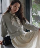 【23区/NIJYUSANKU】の【洗える】ウールカシミヤ パフスリーブ ニット 人気、トレンドファッション・服の通販 founy(ファニー) ファッション Fashion レディースファッション Fashion for Women トップス・カットソー Cut & Sew Tops ニット Knit Tops & Sweaters イエロー Yellow 春 Spring 洗える Machine Washable コンパクト Compact, Small Size シンプル Simple, Minimal スリーブ Sleeve, Long Sleeve / Short Sleeve セーター Sweater, Knitwear トレンド Trend, Trending Now 定番 Standard, Basic Item パステル Pastel, Soft Color A/W・秋冬 Autumn/Winter エレガント 上品 Elegant thumbnail ライトグレー系|ID: prp329100004771279 ipo3291000000034630885