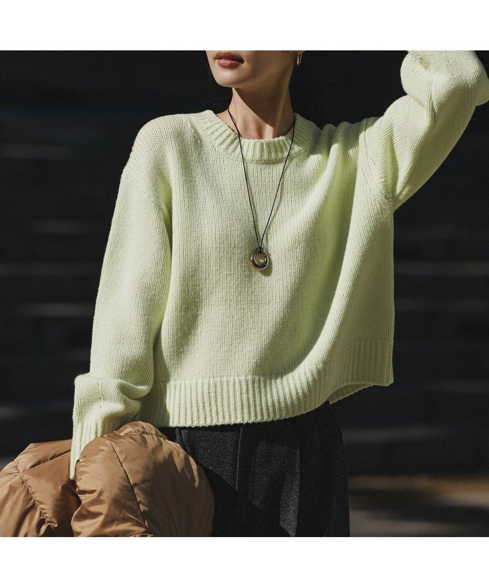 【23区/NIJYUSANKU】の【洗える】ウールカシミヤ パフスリーブ ニット 人気、トレンドファッション・服の通販 founy(ファニー) ファッション Fashion レディースファッション Fashion for Women トップス・カットソー Cut & Sew Tops ニット Knit Tops & Sweaters イエロー Yellow 春 Spring 洗える Machine Washable コンパクト Compact, Small Size シンプル Simple, Minimal スリーブ Sleeve, Long Sleeve / Short Sleeve セーター Sweater, Knitwear トレンド Trend, Trending Now 定番 Standard, Basic Item パステル Pastel, Soft Color A/W・秋冬 Autumn/Winter エレガント 上品 Elegant other-1|ID: prp329100004771279 ipo3291000000034864108