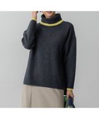 【23区/NIJYUSANKU】の【先行予約/洗える】ウールカシミヤ コンビカラー オフタートル ニット 人気、トレンドファッション・服の通販 founy(ファニー) ファッション Fashion レディースファッション Fashion for Women トップス・カットソー Cut & Sew Tops ニット Knit Tops & Sweaters イエロー Yellow エレガント 上品 Elegant 洗える Machine Washable コンビ Combo, Combination Style シンプル Simple, Minimal スリット Slit, Slit Detail セーター Sweater, Knitwear リラックス Relax, Relaxed Fit A/W・秋冬 Autumn/Winter thumbnail ライトグレー系|ID: prp329100004771280 ipo3291000000034566267