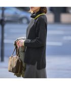 【23区/NIJYUSANKU】の【洗える】ウールカシミヤ コンビカラー オフタートル ニット 人気、トレンドファッション・服の通販 founy(ファニー) ファッション Fashion レディースファッション Fashion for Women トップス・カットソー Cut & Sew Tops ニット Knit Tops & Sweaters イエロー Yellow エレガント 上品 Elegant 洗える Machine Washable コンビ Combo, Combination Style シンプル Simple, Minimal スリット Slit, Slit Detail セーター Sweater, Knitwear リラックス Relax, Relaxed Fit A/W・秋冬 Autumn/Winter thumbnail ライトグレー系|ID: prp329100004771280 ipo3291000000035005328