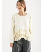 【テチチ/Te chichi】のティアードフリルヘムプルオーバー 人気、トレンドファッション・服の通販 founy(ファニー) ファッション Fashion レディースファッション Fashion for Women トップス・カットソー Cut & Sew Tops シャツ・ブラウス・オフィスカジュアル Elegant Blouses & Button-Ups ロングTシャツ・Tシャツ Longline T-Shirts & Tees カジュアルプルオーバー・ニットトップス Pullovers & Knit Tops / Casual Pullovers カットソー・ベーシックTシャツ Cut-and-Sewn Tops / Stretch Tees & Basics カットソー Cut and Sewn Top シンプル Simple, Minimal デニム Denim, Jeans Material 夏 Summer S/S・春夏 SS, Spring/Summer, Warm Season A/W・秋冬 Autumn/Winter thumbnail オフホワイト|ID: prp329100004771285 ipo3291000000034566286