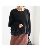 【テチチ/Te chichi】のティアードフリルヘムプルオーバー 人気、トレンドファッション・服の通販 founy(ファニー) ファッション Fashion レディースファッション Fashion for Women トップス・カットソー Cut & Sew Tops シャツ・ブラウス・オフィスカジュアル Elegant Blouses & Button-Ups ロングTシャツ・Tシャツ Longline T-Shirts & Tees カジュアルプルオーバー・ニットトップス Pullovers & Knit Tops / Casual Pullovers カットソー・ベーシックTシャツ Cut-and-Sewn Tops / Stretch Tees & Basics カットソー Cut and Sewn Top シンプル Simple, Minimal デニム Denim, Jeans Material 夏 Summer S/S・春夏 SS, Spring/Summer, Warm Season A/W・秋冬 Autumn/Winter thumbnail ブラック|ID: prp329100004771285 ipo3291000000034566287