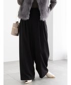 【テチチ/Te chichi】のタックワイドフルレングスパンツ ブラック|ID: prp329100004771288 ipo3291000000034566298