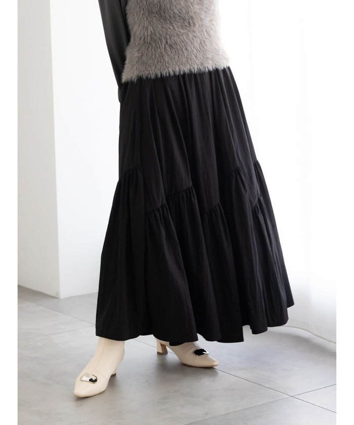 【テチチ/Te chichi】のマットタフタバイヤスティアードスカート インテリア・キッズ・メンズ・レディースファッション・服の通販 founy(ファニー) https://founy.com/ ファッション Fashion レディースファッション Fashion for Women スカート Skirts ティアードスカート Tiered Skirts タフタ Taffeta, Structured Fabric ティアード Tiered, Tiered Style 夏 Summer S/S・春夏 SS, Spring/Summer, Warm Season A/W・秋冬 Autumn/Winter |ID: prp329100004771290 ipo3291000000034566302