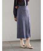 【テチチ/Te chichi】のスエードサイドZIPスカート ブルー|ID: prp329100004771291 ipo3291000000034566309