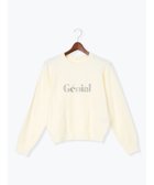 【テチチ/Te chichi】のラインストーンレタードニットプルオーバー オフホワイト|ID: prp329100004771294 ipo3291000000034566318