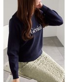 【テチチ/Te chichi】のラインストーンレタードニットプルオーバー ネイビー|ID: prp329100004771294 ipo3291000000034566320