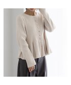 【テチチ/Te chichi】のモールペプラム2WAYニット ライトベージュ|ID: prp329100004771295 ipo3291000000034566323