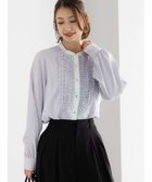 【テチチ/Te chichi】のフロントフリルバイカラーブラウス グレー|ID: prp329100004771299 ipo3291000000034566339