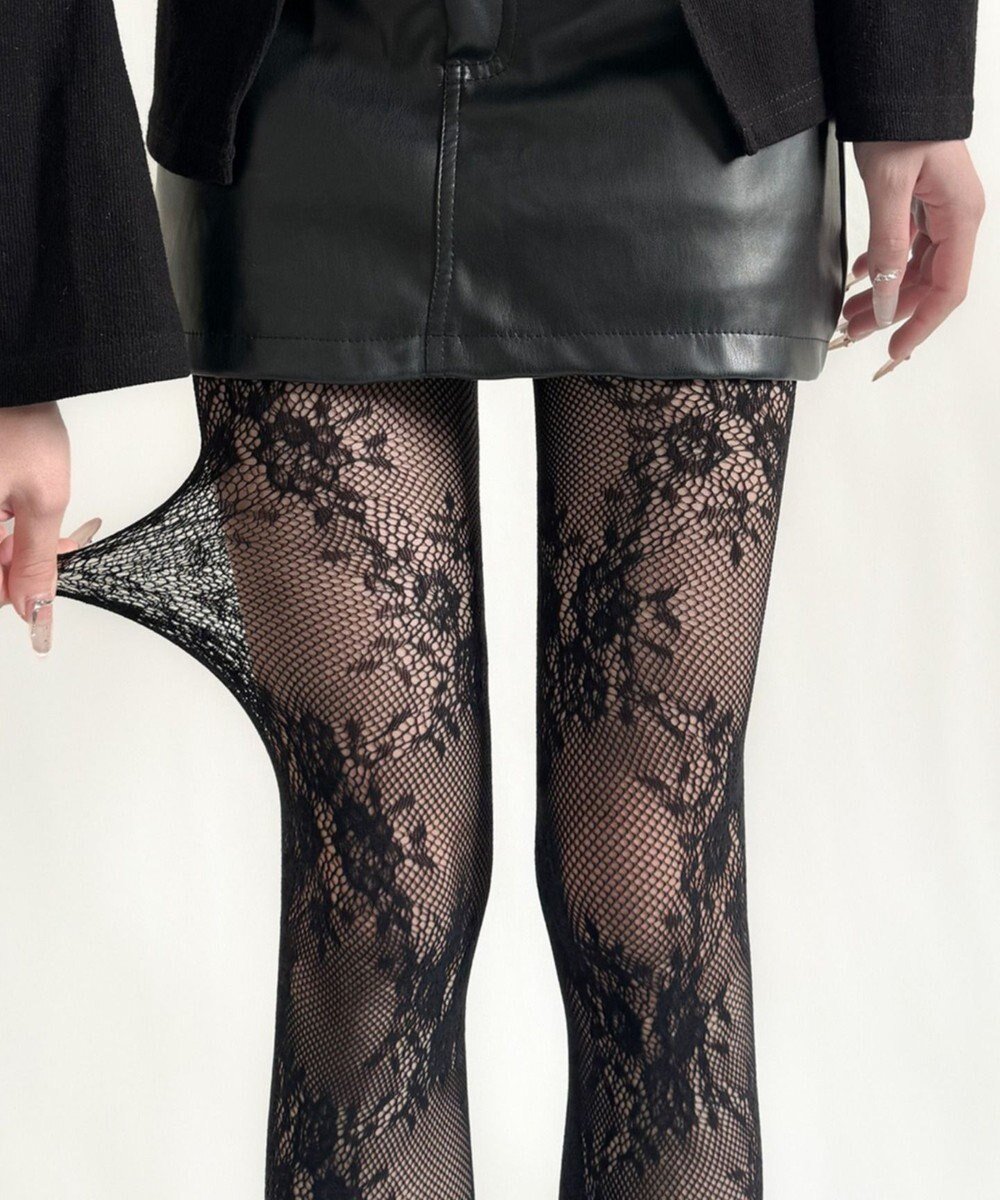【ウィゴー/WEGO】のフラワー総レースタイツ インテリア・キッズ・メンズ・レディースファッション・服の通販 founy(ファニー) ファッション Fashion レディースファッション Fashion for Women タイツ&レッグウェア&美脚効果 Tights & Sheer Legwear レッグウェア・ストッキング Legwear & Hosiery おすすめ Recommended / Our Picks ガーリー Girly, Feminine Style ストッキング Stockings, Sheer Tights スマホ Smartphone, Mobile Device タイツ Tights, Legwear フェミニン Feminine, Girly フラワー Flower, Floral レース Lace, Lace Fabric ブラック|ID: prp329100004771301 ipo3291000000034566404