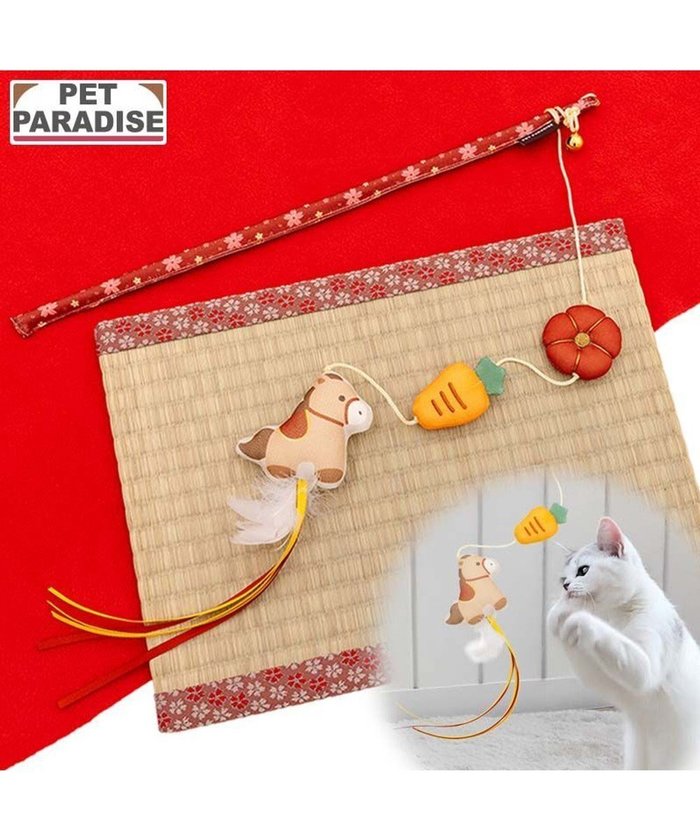 【ペットパラダイス/PET PARADISE / GOODS】のペットパラダイス キャット 猫じゃらし 《馬》 インテリア・キッズ・メンズ・レディースファッション・服の通販 founy(ファニー) https://founy.com/ 猫 Cat, Kitty ホーム・キャンプ・アウトドア・お取り寄せ Home Living / Home & Lifestyle / Camping Gear / Outdoor Camping ペットグッズ Pet Supplies |ID: prp329100004771314 ipo3291000000034566478