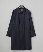 【五大陸/gotairiku / MEN】の【Zegna/ゼニア】TROFEOラミネートロング ステンカラーコート ネイビー系|ID: prp329100004771346 ipo3291000000034566646