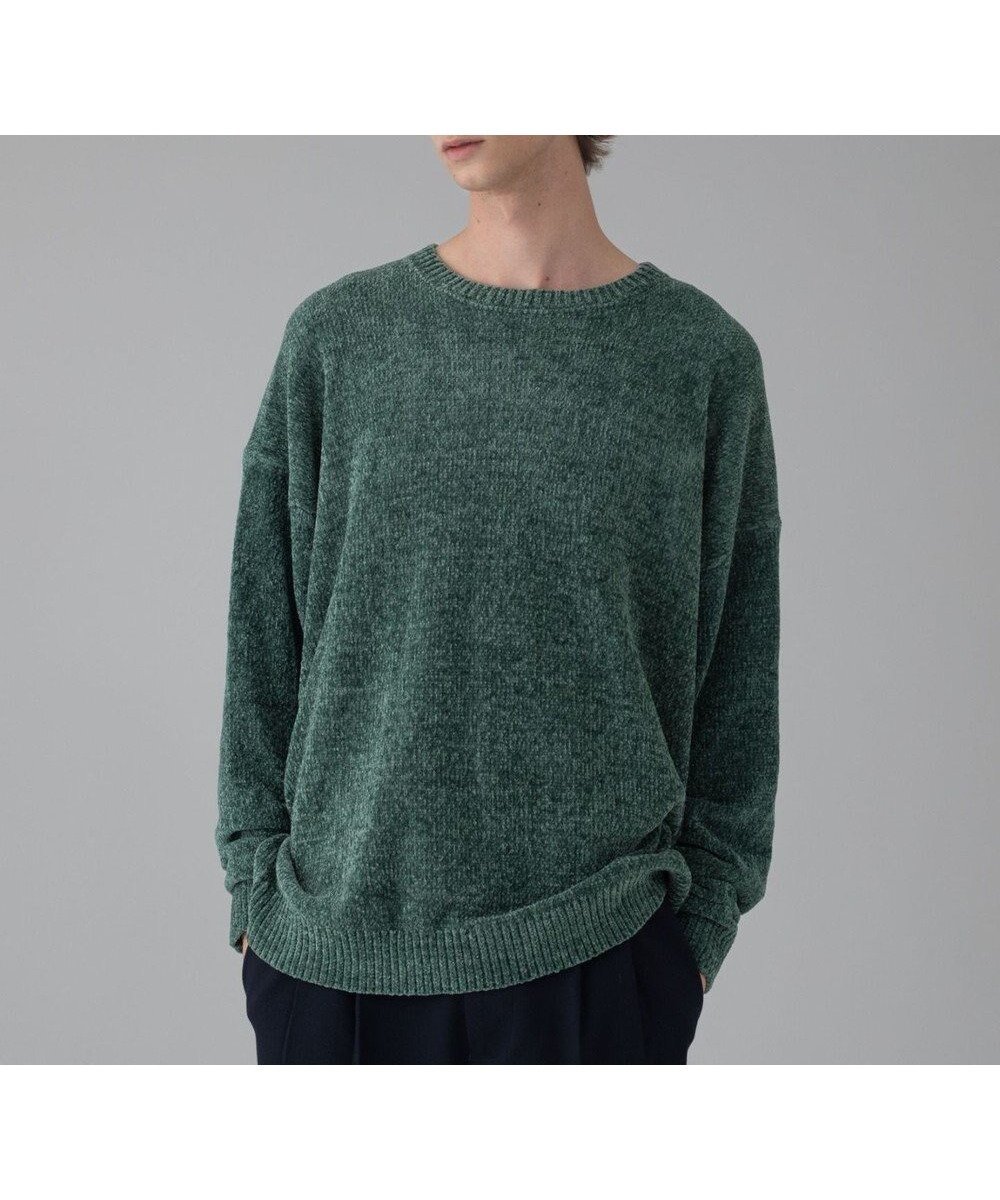 【ウィゴー/WEGO】の【ユニセックス着用ITEM/MLサイズ展開】ベロアモールプルオーバー インテリア・キッズ・メンズ・レディースファッション・服の通販 founy(ファニー) ファッション Fashion レディースファッション Fashion for Women トップス・カットソー Cut & Sew Tops ニット Knit Tops & Sweaters カジュアルプルオーバー・ニットトップス Pullovers & Knit Tops / Casual Pullovers ベロアトップス Velour Tops / Velvet-Look Items アクセサリー Fashion Accessories インナー Innerwear 秋 Autumn カーゴパンツ Cargo Pants, Utility Pants シンプル Simple, Minimal スマホ Smartphone, Mobile Device スラックス Slacks, Dress Pants セーター Sweater, Knitwear デニム Denim, Jeans Material ベロア Velour, Soft Velvet リラックス Relax, Relaxed Fit ワイド Wide, Wide Fit ワンポイント One Point, Statement Accent 冬 Winter / This Winter A/W・秋冬 Autumn/Winter おすすめ Recommended / Our Picks エレガント 上品 Elegant グリーン|ID: prp329100004771348 ipo3291000000034566665