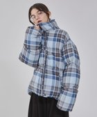 【ウィゴー/WEGO】の【ユニセックス着用ITEM/MLサイズ展開】チェックパファーブルゾン ブルーチェック1|ID: prp329100004771352 ipo3291000000034566681