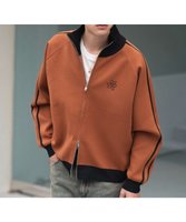 【ウィゴー/WEGO】の【ユニセックス着用ITEM】ライントラックニットジャケット 人気、トレンドファッション・服の通販 founy(ファニー) ファッション Fashion レディースファッション Fashion for Women アウター Coat / Outerwear Collection レディースジャケット・軽アウター Jackets オレンジ Orange カーゴパンツ Cargo Pants, Utility Pants キャップ Cap, Baseball Cap シンプル Simple, Minimal スニーカー Sneakers, Trainers スマホ Smartphone, Mobile Device ダブル Double, Double-Breasted デニム Denim, Jeans Material トレンド Trend, Trending Now 長袖 Long Sleeve, Full Sleeve ブルゾン Blouson, Bomber Jacket ボトム Bottoms, Lower Wear 羽織 Haori, Light Jacket ワイド Wide, Wide Fit ワンポイント One Point, Statement Accent A/W・秋冬 Autumn/Winter |ID:prp329100004771357
