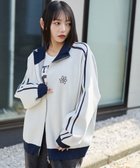 【ウィゴー/WEGO】の【ユニセックス着用ITEM】ライントラックニットジャケット ホワイト|ID: prp329100004771357 ipo3291000000034566701