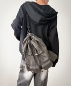 【ウィゴー/WEGO】の【ユニセックス着用ITEM】2ポケットPUドロストナップサック グレー|ID: prp329100004771360 ipo3291000000034566712