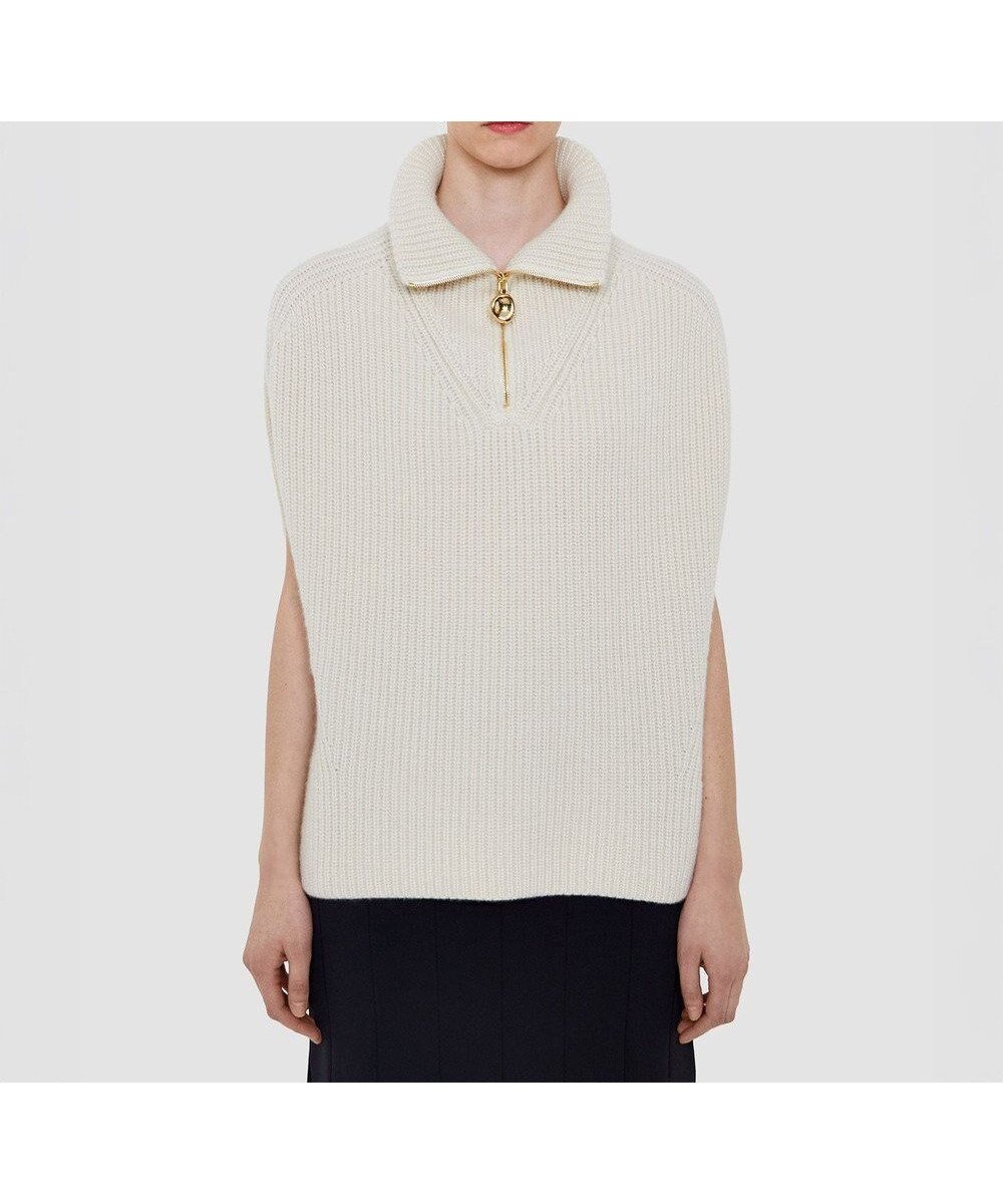 【ジョゼフ/JOSEPH】のキャッシュ フィッシャーマンリブ ベスト インテリア・キッズ・メンズ・レディースファッション・服の通販 founy(ファニー) ファッション Fashion レディースファッション Fashion for Women アウター Coat / Outerwear Collection トップス・カットソー Cut & Sew Tops ニット Knit Tops & Sweaters ベスト&ジレ / 重ね着スタイル Vests & Gilets クラシック Classic, Timeless Style セーター Sweater, Knitwear ドロップ Drop Shoulder, Dropped Style ハイネック High Neck, Mock Neck フィット Fit, Slim Fit ベスト Vest, Waistcoat リラックス Relax, Relaxed Fit 夏 Summer 春 Spring S/S・春夏 SS, Spring/Summer, Warm Season Wax|ID: prp329100004771385 ipo3291000000034566929