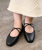 【アポム/APOM】のクロスストラップバレリーナ15 人気、トレンドファッション・服の通販 founy(ファニー) ファッション Fashion レディースファッション Fashion for Women インソール Shoe Insole クッション Cushion, Throw Pillow シューズ Shoes, Footwear スマート Smart, Elegant ソックス Socks, Hosiery タイツ Tights, Legwear バランス Balance, Style Balance バレエ Ballet, Ballet Style フェミニン Feminine, Girly ライニング Inner Lining, Inner Fabric, Lined ラップ Wrap, Wrap Design thumbnail ブラック|ID: prp329100004771433 ipo3291000000034817796