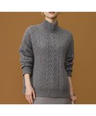 【自由区/JIYU-KU】のラメフォックスケーブル ニット グレー|ID: prp329100004771437 ipo3291000000034567116