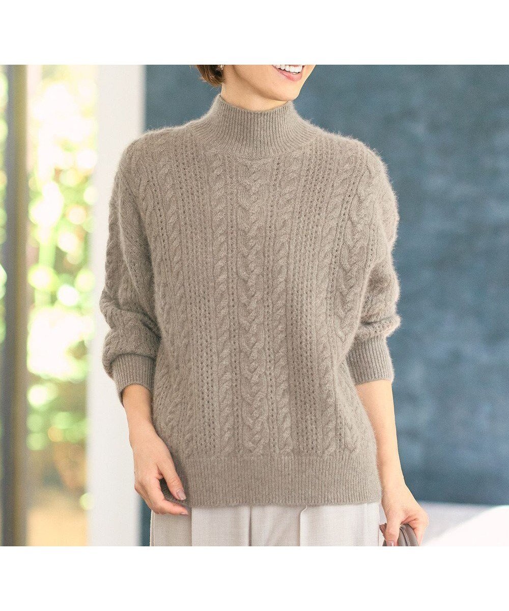 【自由区/JIYU-KU】の【SHIHOさん着用】ラメフォックスケーブル ニット 人気、トレンドファッション・服の通販 founy(ファニー) ファッション Fashion レディースファッション Fashion for Women トップス・カットソー Cut & Sew Tops ニット Knit Tops & Sweaters セーター Sweater, Knitwear フォックス Fox, Fox Fur ミックス Mix, Mixed Style メッシュ Mesh, Net Fabric エレガント 上品 Elegant 夏 Summer 春 Spring S/S・春夏 SS, Spring/Summer, Warm Season other-1|ID: prp329100004771437 ipo3291000000035581629