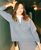 【自由区/JIYU-KU】の【SHIHOさん着用】ボイルドウールハーフジップ ニット グレー|ID: prp329100004771457 ipo3291000000034606537