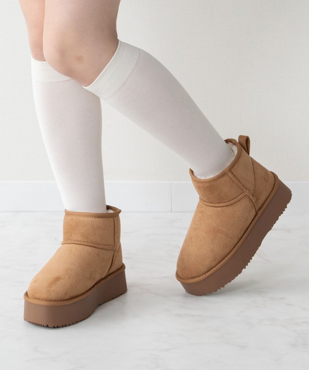 【ブリジット バーキン/Bridget Birkin】の【Bridget Birkin】スエード調ムートンブーツ インテリア・キッズ・メンズ・レディースファッション・服の通販 founy(ファニー) ファッション Fashion レディースファッション Fashion for Women シンプル Simple, Minimal ソックス Socks, Hosiery ループ Loop, Loop Knit A/W・秋冬 Autumn/Winter キャメルスウェード|ID: prp329100004771463 ipo3291000000034567183