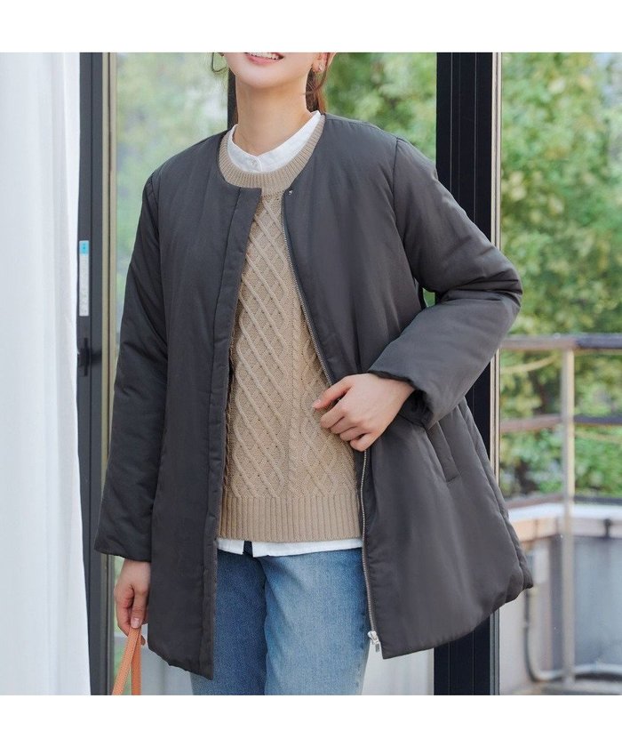 【ティアクラッセ/Tiaclasse】のミドル丈パデットコート インテリア・キッズ・メンズ・レディースファッション・服の通販 founy(ファニー) https://founy.com/ ファッション Fashion レディースファッション Fashion for Women アウター Coat / Outerwear Collection コート・ロングコート・ピーコート Long Coats, Peacoats & More レディースジャケット・軽アウター Jackets アクセサリー Fashion Accessories 秋 Autumn カーディガン Cardigan, Knitwear キルティング Quilted, Quilting 軽量 Lightweight, Ultra Light ジャケット Jacket, Outerwear チュニック Tunic, Long Top ポケット Pocket, Pocket Detail 防寒 Cold Protection, Winter-Ready マフラー Scarf, Muffler ミドル Middle Length, Mid Height 冬 Winter / This Winter A/W・秋冬 Autumn/Winter 再入荷 Restock / Back in Stock 新作・新入荷 New Arrivals / New In |ID: prp329100004771469 ipo3291000000035630930