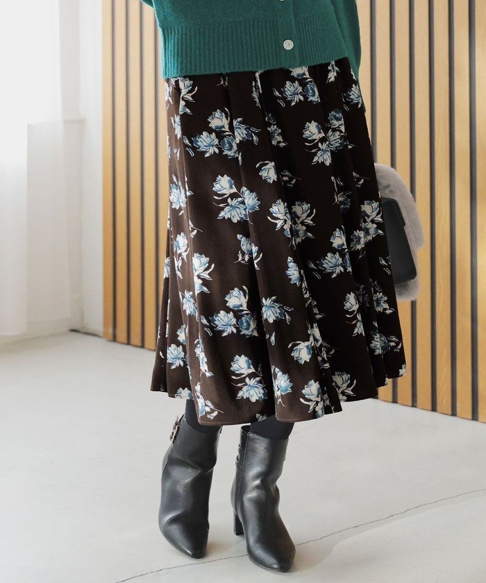 【エニィ スィス/any SiS】のフラワータック スカート インテリア・キッズ・メンズ・レディースファッション・服の通販 founy(ファニー) https://founy.com/ ファッション Fashion レディースファッション Fashion for Women スカート Skirts おすすめ Recommended / Our Picks ウォッシャブル Machine Washable シンプル Simple, Minimal フェミニン Feminine, Girly フラワー Flower, Floral プリント Print, Printed Pattern エレガント 上品 Elegant ビジネス 仕事 通勤 Business / Work / Commuting 新作・新入荷 New Arrivals / New In A/W・秋冬 Autumn/Winter |ID: prp329100004771490 ipo3291000000034567242