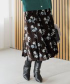 【エニィ スィス/any SiS】のフラワータック スカート 人気、トレンドファッション・服の通販 founy(ファニー) ファッション Fashion レディースファッション Fashion for Women スカート Skirts おすすめ Recommended / Our Picks ウォッシャブル Machine Washable シンプル Simple, Minimal フェミニン Feminine, Girly フラワー Flower, Floral プリント Print, Printed Pattern エレガント 上品 Elegant ビジネス 仕事 通勤 Business / Work / Commuting 新作・新入荷 New Arrivals / New In A/W・秋冬 Autumn/Winter thumbnail ブラウン系|ID: prp329100004771490 ipo3291000000034567244