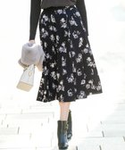 【エニィ スィス/any SiS】のフラワータック スカート ネイビー系|ID: prp329100004771490 ipo3291000000034768549