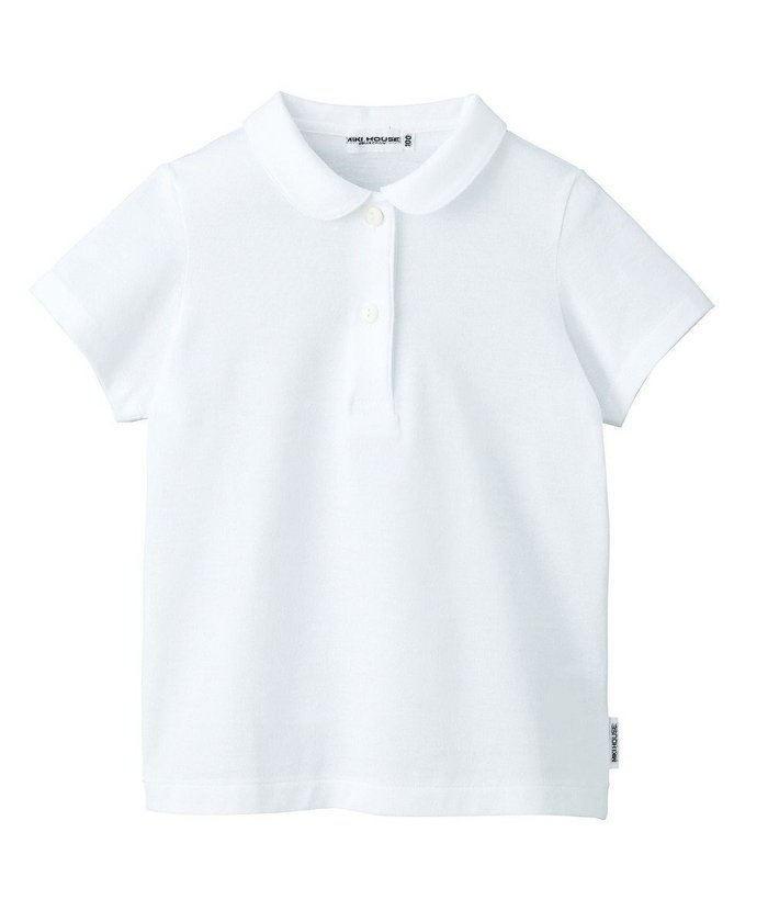 【ミキハウスホットビスケッツ/MIKI HOUSE HOT BISCUITS / KIDS】の【ミキハウス】【90-130cm】 天竺素材の半袖ブラウス インテリア・キッズ・メンズ・レディースファッション・服の通販 founy(ファニー) https://founy.com/ ファッション Fashion キッズファッション Fashion for Kids トップス・カットソー Cut & Sew Tops おすすめ Recommended / Our Picks カーディガン Cardigan, Knitwear ベスト Vest, Waistcoat 半袖 Short Sleeve, Half Sleeve 夏 Summer S/S・春夏 SS, Spring/Summer, Warm Season A/W・秋冬 Autumn/Winter |ID: prp329100004772252 ipo3291000000034576064