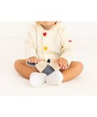 【ミキハウスホットビスケッツ/MIKI HOUSE HOT BISCUITS / KIDS】の【70-110cm】 顔ドン ワッフル素材 パーカー アイボリー|ID: prp329100004772255 ipo3291000000034576091