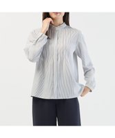 【ジェイ プレス/J.PRESS】のソフトジョーゼットストライプ プリント ブラウス 人気、トレンドファッション・服の通販 founy(ファニー) ファッション Fashion レディースファッション Fashion for Women トップス・カットソー Cut & Sew Tops シャツ・ブラウス・オフィスカジュアル Elegant Blouses & Button-Ups オケージョン Occasion Wear ギャザー Gathered, Ruffled クラシック Classic, Timeless Style シンプル Simple, Minimal ストライプ Stripe, Striped Pattern プリント Print, Printed Pattern エレガント 上品 Elegant 夏 Summer S/S・春夏 SS, Spring/Summer, Warm Season A/W・秋冬 Autumn/Winter ビジネス 仕事 通勤 Business / Work / Commuting |ID:prp329100004772270