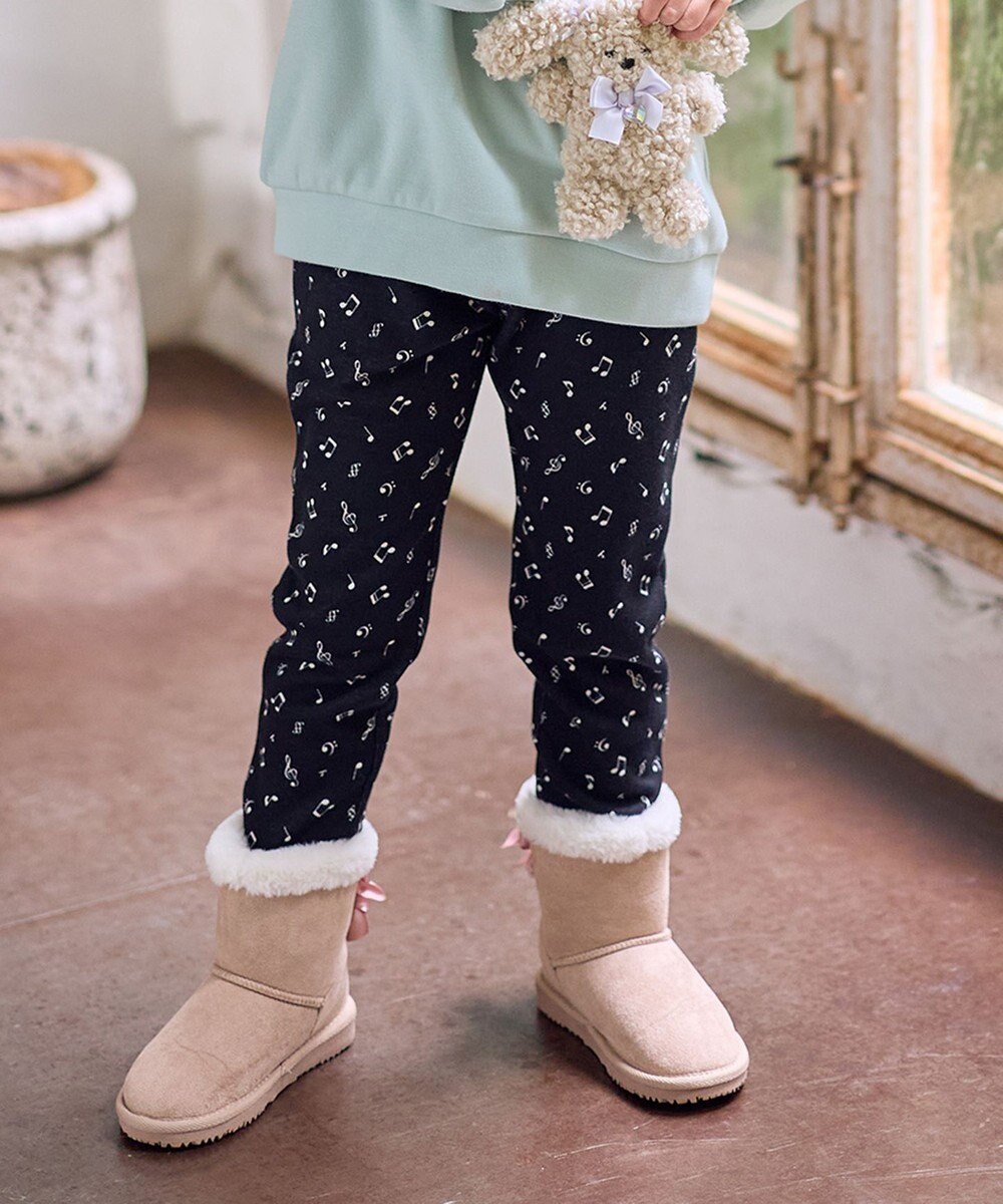 【エニィ/ANY / KIDS】の7days 裏シャギー 総柄ガーリーパンツ インテリア・キッズ・メンズ・レディースファッション・服の通販 founy(ファニー) ファッション Fashion キッズファッション Fashion for Kids ボトムス Bottoms チェック Check, Plaid, Tartan プリント Print, Printed Pattern ポケット Pocket, Pocket Detail 冬 Winter / This Winter A/W・秋冬 Autumn/Winter おすすめ Recommended / Our Picks ブラック×音符|ID: prp329100004772919 ipo3291000000034584440