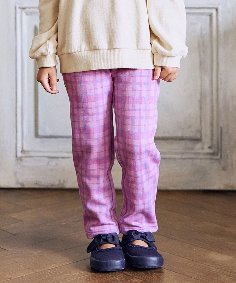 【エニィ/ANY / KIDS】の7days 裏シャギー 総柄ガーリーパンツ インテリア・キッズ・メンズ・レディースファッション・服の通販 founy(ファニー) ファッション Fashion キッズファッション Fashion for Kids ボトムス Bottoms チェック Check, Plaid, Tartan プリント Print, Printed Pattern ポケット Pocket, Pocket Detail 冬 Winter / This Winter A/W・秋冬 Autumn/Winter おすすめ Recommended / Our Picks ピンク×チェック|ID: prp329100004772919 ipo3291000000034584442