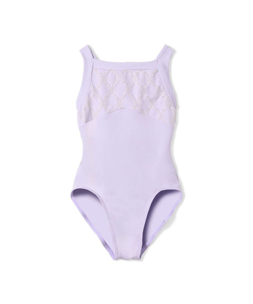 【チャコット/Chacott / KIDS】のキャミソールレオタード インテリア・キッズ・メンズ・レディースファッション・服の通販 founy(ファニー) 　ファッション　Fashion　キッズファッション　Fashion for Kids　キャミソール　Camisole, Spaghetti Strap Top　ストレッチ　Stretch, Stretchy Fabric　リボン　Ribbon, Bow　人気　Popular, Best Seller　ライラック|ID: prp329100004772930 ipo3291000000034584472