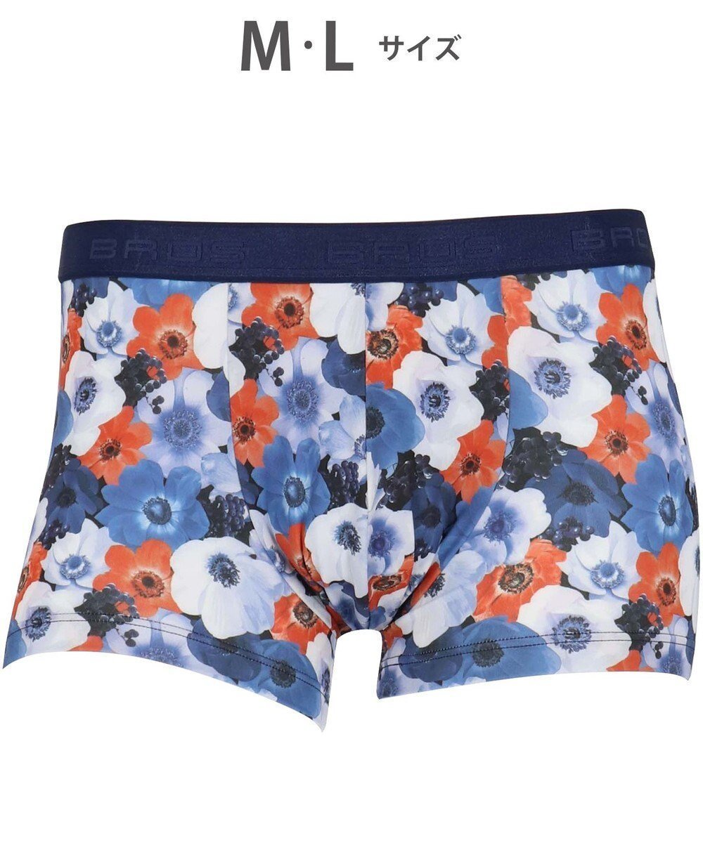 【ワコール/Wacoal / MEN】のボクサーパンツ 【ハナコトバパンツ】 フロント快適設計 肌あたり軽減設計 誕生日 記念日 前閉じ 下着 メンズ GT3221 /ブロス バイ ワコールメン インテリア・キッズ・メンズ・レディースファッション・服の通販 founy(ファニー) 　ファッション　Fashion　メンズファッション　Fashion for Men　ボトムス　Bottoms　アンダー　Underwear Essentials　人気　Popular, Best Seller　フラット　Flat, Flat Shoes　フロント　Front, Front Design　メンズ　Men's, Menswear　ローズ　Rose, Rose Motif　おすすめ　Recommended / Our Picks　ブルー|ID: prp329100004772945 ipo3291000000034584527