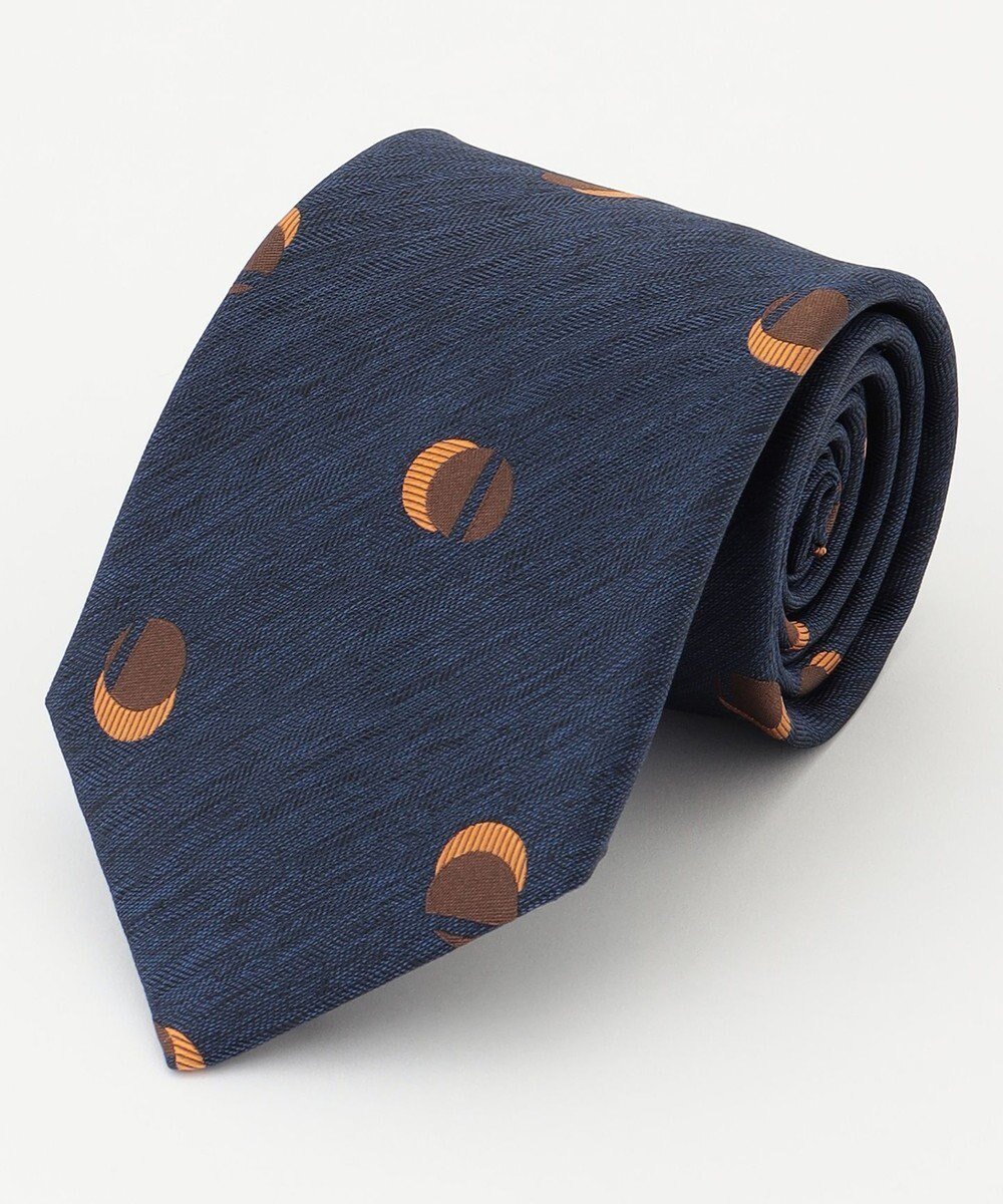 【カシヤマ/KASHIYAMA / MEN】のKASHIYAMAオリジナル【JAPAN MADE】小紋ネクタイ インテリア・キッズ・メンズ・レディースファッション・服の通販 founy(ファニー) 　ファッション　Fashion　メンズファッション　Fashion for Men　イタリア　Italy　シルク　Silk, 100% Silk　スーツ　Suit, Formalwear　オレンジ|ID: prp329100004772955 ipo3291000000034584565