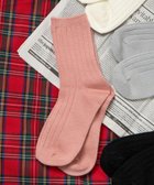 【ウィゴー/WEGO】の【あったか】ぽかぽか裏起毛リブソックス ライトピンク|ID: prp329100004772969 ipo3291000000034584657