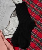 【ウィゴー/WEGO】の【あったか】ぽかぽか裏起毛リブソックス ブラック|ID: prp329100004772969 ipo3291000000034584659