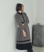 【イェッカ ヴェッカ/YECCA VECCA】のジオメ柄プリーツワンピース Navy|ID: prp329100004772991 ipo3291000000034584739