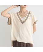 【アースミュージックアンドエコロジー/earth music&ecology】のチルデンライクベスト 人気、トレンドファッション・服の通販 founy(ファニー) ファッション Fashion レディースファッション Fashion for Women アウター Coat / Outerwear Collection トップス・カットソー Cut & Sew Tops ベスト&ジレ / 重ね着スタイル Vests & Gilets ベスト Vest, Waistcoat ポケット Pocket, Pocket Detail ロング Long, Long-Length A/W・秋冬 Autumn/Winter thumbnail Ivory|ID: prp329100004772998 ipo3291000000034584767