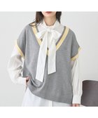 【アースミュージックアンドエコロジー/earth music&ecology】のチルデンライクベスト 人気、トレンドファッション・服の通販 founy(ファニー) ファッション Fashion レディースファッション Fashion for Women アウター Coat / Outerwear Collection トップス・カットソー Cut & Sew Tops ベスト&ジレ / 重ね着スタイル Vests & Gilets ベスト Vest, Waistcoat ポケット Pocket, Pocket Detail ロング Long, Long-Length A/W・秋冬 Autumn/Winter thumbnail Gray Mixture|ID: prp329100004772998 ipo3291000000034584768