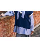 【アースミュージックアンドエコロジー/earth music&ecology】のチルデンライクベスト 人気、トレンドファッション・服の通販 founy(ファニー) ファッション Fashion レディースファッション Fashion for Women アウター Coat / Outerwear Collection トップス・カットソー Cut & Sew Tops ベスト&ジレ / 重ね着スタイル Vests & Gilets ベスト Vest, Waistcoat ポケット Pocket, Pocket Detail ロング Long, Long-Length A/W・秋冬 Autumn/Winter thumbnail Navy|ID: prp329100004772998 ipo3291000000034584769