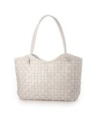 【アンビリオン/UNBILLION】のピークスピーク PEAKS PEAK / 牛革レザーメッシュトートL アイボリー|ID: prp329100004773007 ipo3291000000034584820