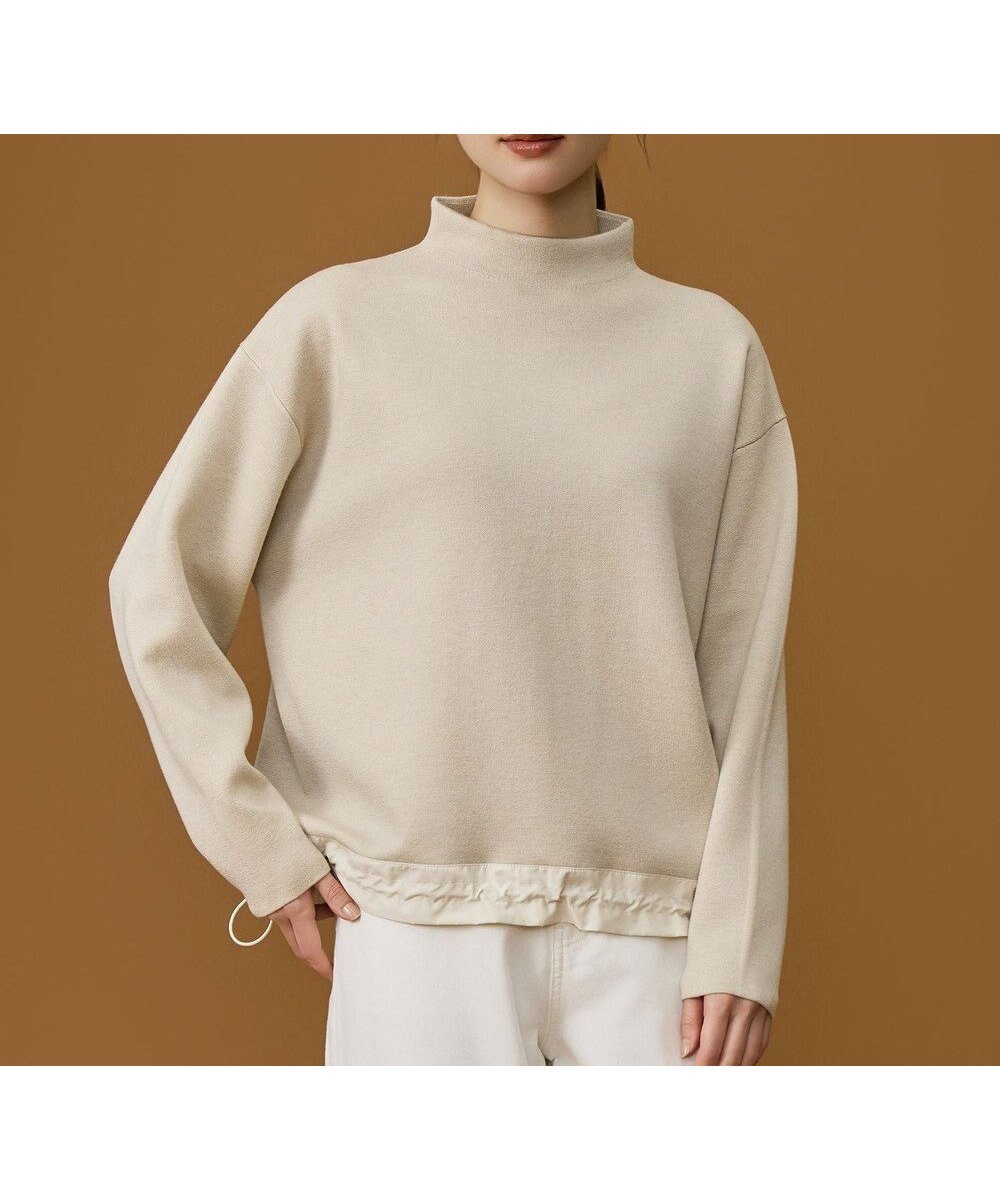 【自由区/JIYU-KU】の【SHIHOさん着用】スムージードローコード ニット インテリア・キッズ・メンズ・レディースファッション・服の通販 founy(ファニー) ファッション Fashion レディースファッション Fashion for Women トップス・カットソー Cut & Sew Tops ニット Knit Tops & Sweaters セーター Sweater, Knitwear ドローコード Drawcord, Drawstring Cord バランス Balance, Style Balance フォルム Silhouette, Form 夏 Summer 春 Spring S/S・春夏 SS, Spring/Summer, Warm Season ベージュ|ID: prp329100004773008 ipo3291000000034584826