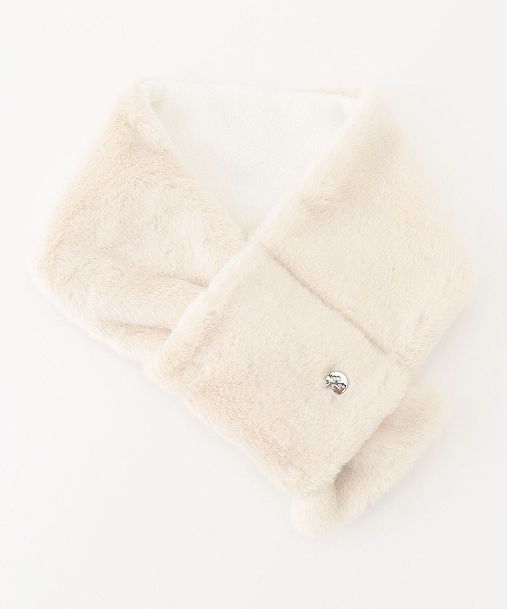 【23区 ゴルフ/NIJYUSANKU GOLF】の【WOMEN】ファー ネックウォーマー インテリア・キッズ・メンズ・レディースファッション・服の通販 founy(ファニー) 　ファッション　Fashion　レディースファッション　Fashion for Women　スポーツウェア　Functional & Stylish Sportswear　フィットネス用品・トレーニングアクセサリー　Fitness Accessories / Sports Gear / Exercise Equipment　なめらか　Smooth, Silky Texture　ゴルフ　Golf　ショート　Short, Short Length　スポーツ　Sports, Activewear　フェイクファー　Faux Fur, Imitation Fur　プレート　Plate, Dish　防寒　Cold Protection, Winter-Ready　ホワイト系|ID: prp329100004774389 ipo3291000000034605255