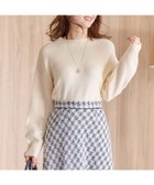 【エニィ スィス/any SiS】の【洗える】アンゴラブレンド ニット 人気、トレンドファッション・服の通販 founy(ファニー) ファッション Fashion レディースファッション Fashion for Women トップス・カットソー Cut & Sew Tops ニット Knit Tops & Sweaters アンゴラ Angora Knitwear セーター Sweater, Knitwear バランス Balance, Style Balance フェミニン Feminine, Girly ボーダー Border, Stripe 切替 Switching, Contrast Panel 洗える Machine Washable A/W・秋冬 Autumn/Winter thumbnail アイボリー|ID: prp329100004774390 ipo3291000000034605257